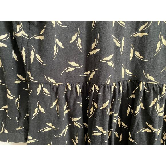 Maeve by Anthropologie Winona Babydoll Loose Fit Tunic 3/4 Sleeves Blouse XS - Picture 6 of 10